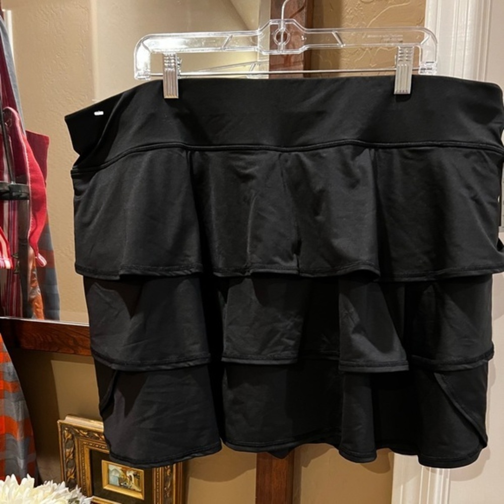 Ideology Tennis Pickleball Black Skort 3X